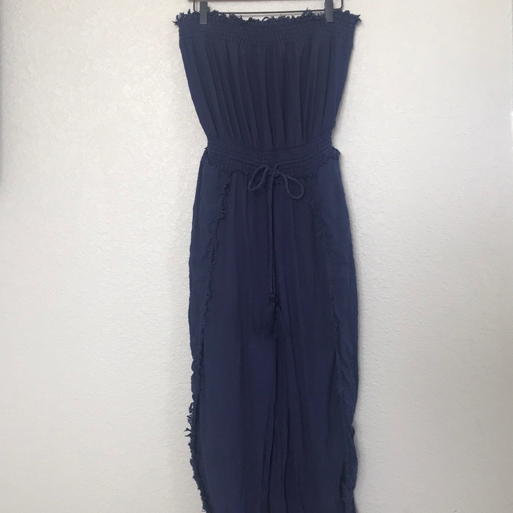 Free People Navy Blue Jumper